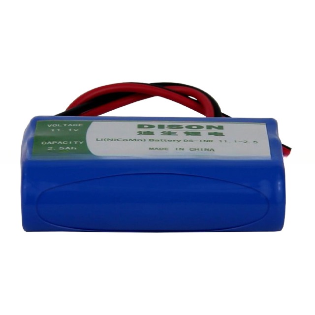 NMC Cylindrical Lithium ion battery 10.8V 2.6Ah 2C Discharge Rate Battery Pack for LED Emergency Light