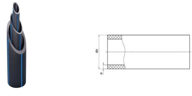 Butt Fusion Pe100 Pn16 Sdr11 Polyethylene Water Pipe
