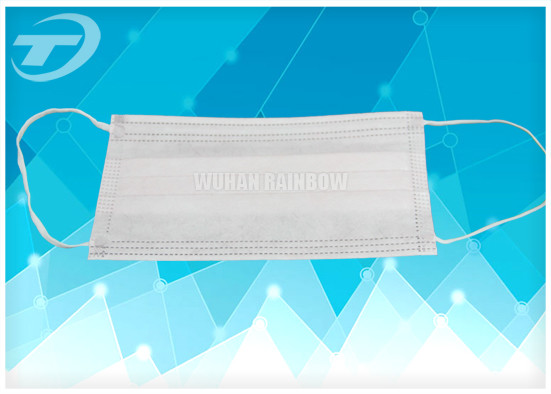 Hospital Nonwoven Fabric Disposable Face Mask Different Colours