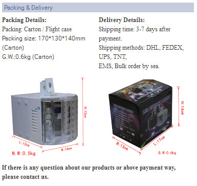 Portable Dj Laser Stage Light RGB Crystal Super Color For Concert And Shows