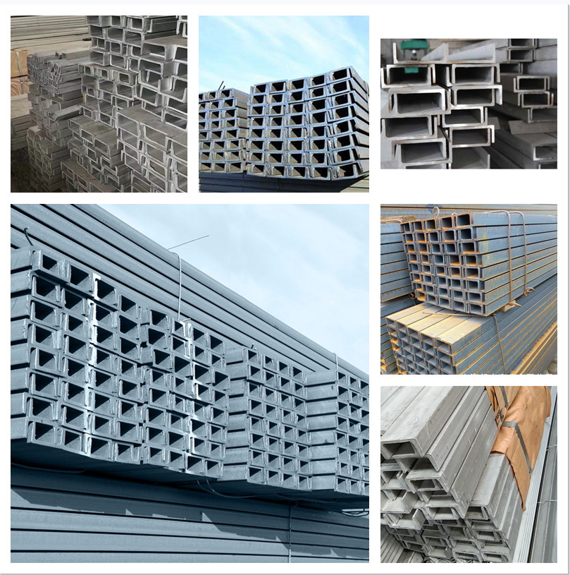ASME 304 Hot Rolled Stainless Steel Channel Structural Beams 6.5mm Thick Natural Color