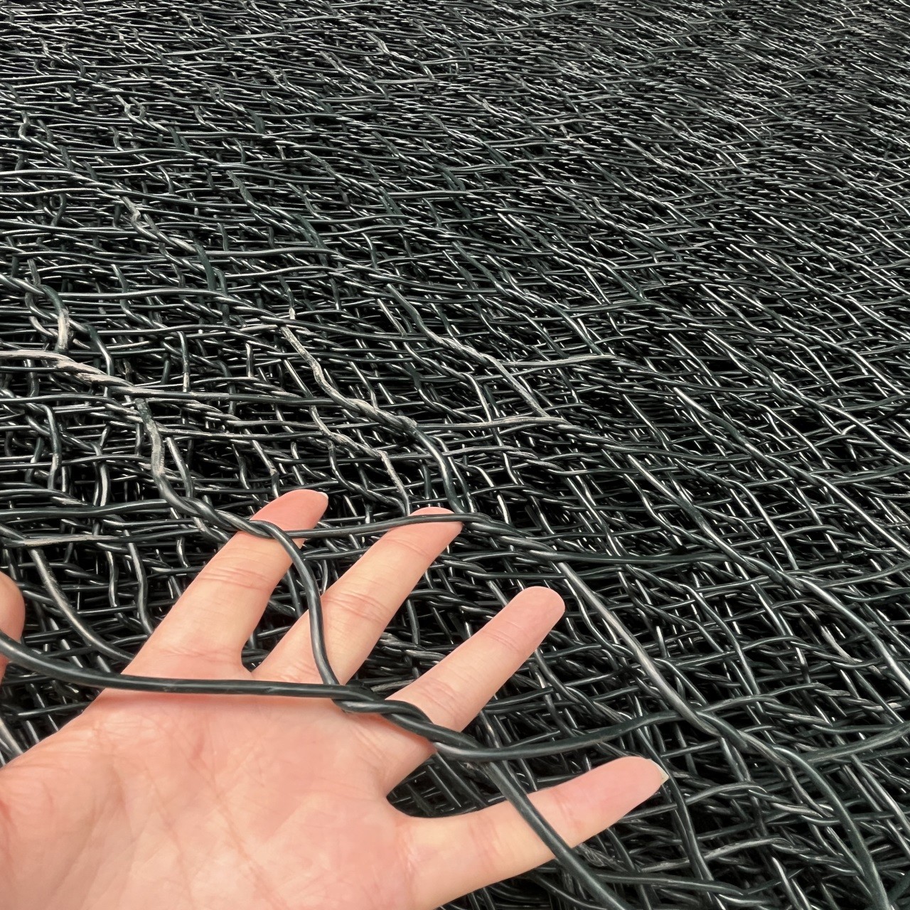 Woven Wire Mesh Galvanized Gabion Boxes 1m X 1m X 1m For River Protection