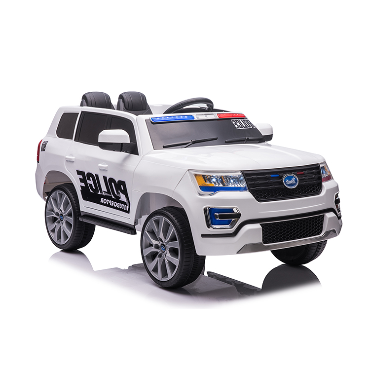 390*2/390*4 Motor 2 Seater Children Electric Car with Parental Remote and White Color