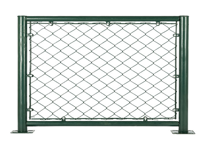 3mm Galvanized Chain Link Fence , Diamand 6 Ft Welded Wire Fencing Panels