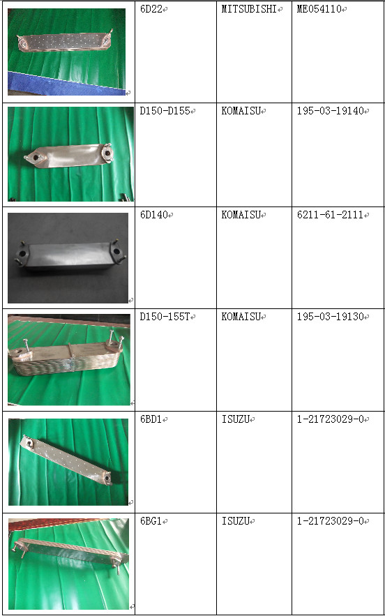 ERPILLA 320C C9 Oil Cooler System , Heavy Engine Parts 11P Thickness