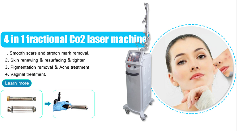 Tightening Skin Fractional CO2 Laser Beauty Machine For Acne Pigment Scar Removal