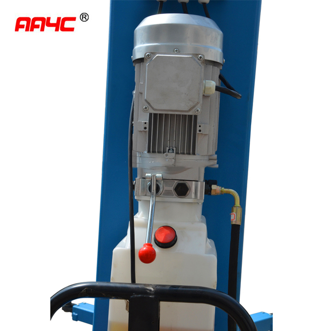 AA4C 1 Post Car Lift Hydraulic One Post Vehicle Lift Single Post Car Hoist 2.5T 1.8M Car Parking Lift