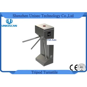 Buy cheap 304 Stainless Steel Access Control Turnstile Gate Full Auto Tripod 550mm Channel Width product