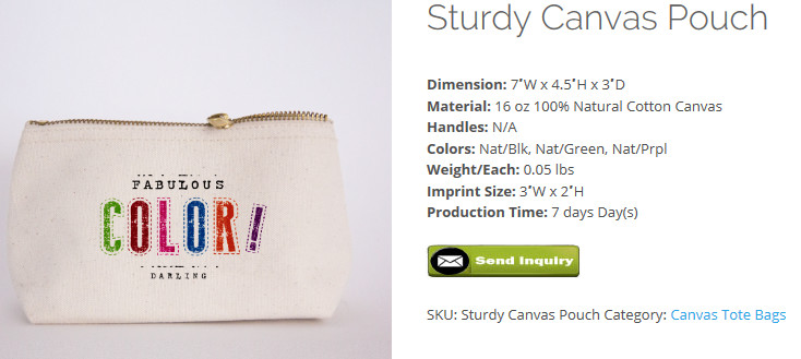 Professional Cosmetic Bag Canvas Zipper Pouch Wholesale, Private Label Makeup Bag, Canvas Bag with Zipper bagplastics
