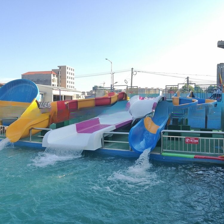 Fiberglass Swimming Pool Slide Family Indoor /Outdoor Water Park Equipment