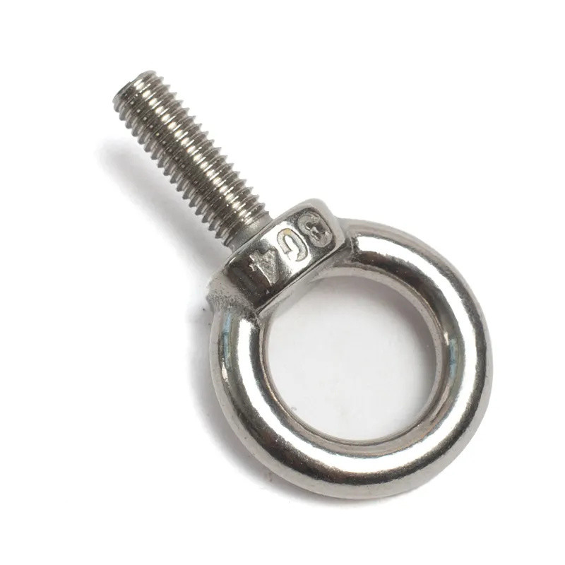 Fastening Eye Bolts Nuts With Round Head Style DIN / ANSI / GB Standard