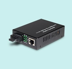 SFP To RJ45 Fiber Optic Media Converter Single Mode Simplex Duplex 10M 100M