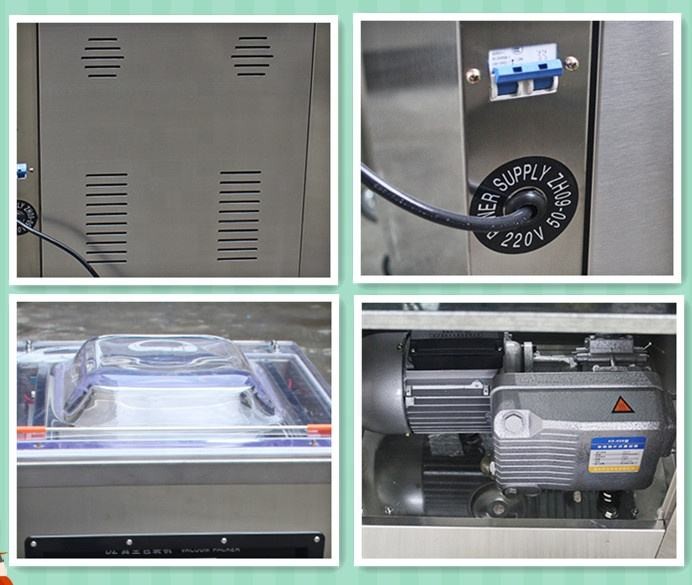 Mini Food Saver Vacuum Bag Sealer Electric Driven Type Single Chamber