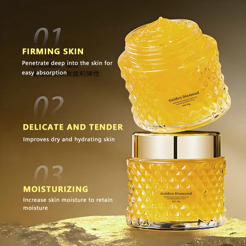 Face Cream And Lotion Collagen Face Cream Non Sticky Soothing Moisturizing Gold Foil Lifting And Tightening Skin