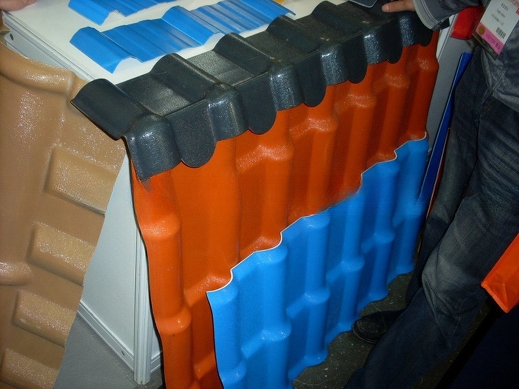 PVC + PMMA / ASA Glazed Roof Tile Extrusion Machine / Production Line
