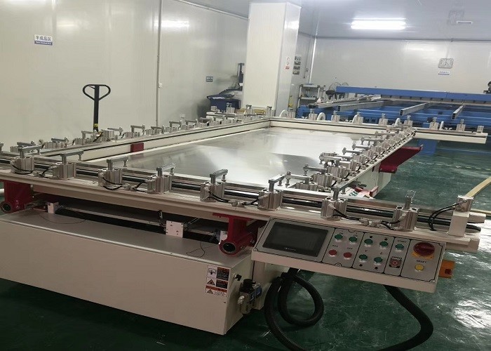 Different Size Aluminum Frame Screen Printing Frame With Mesh , Smooth Surface