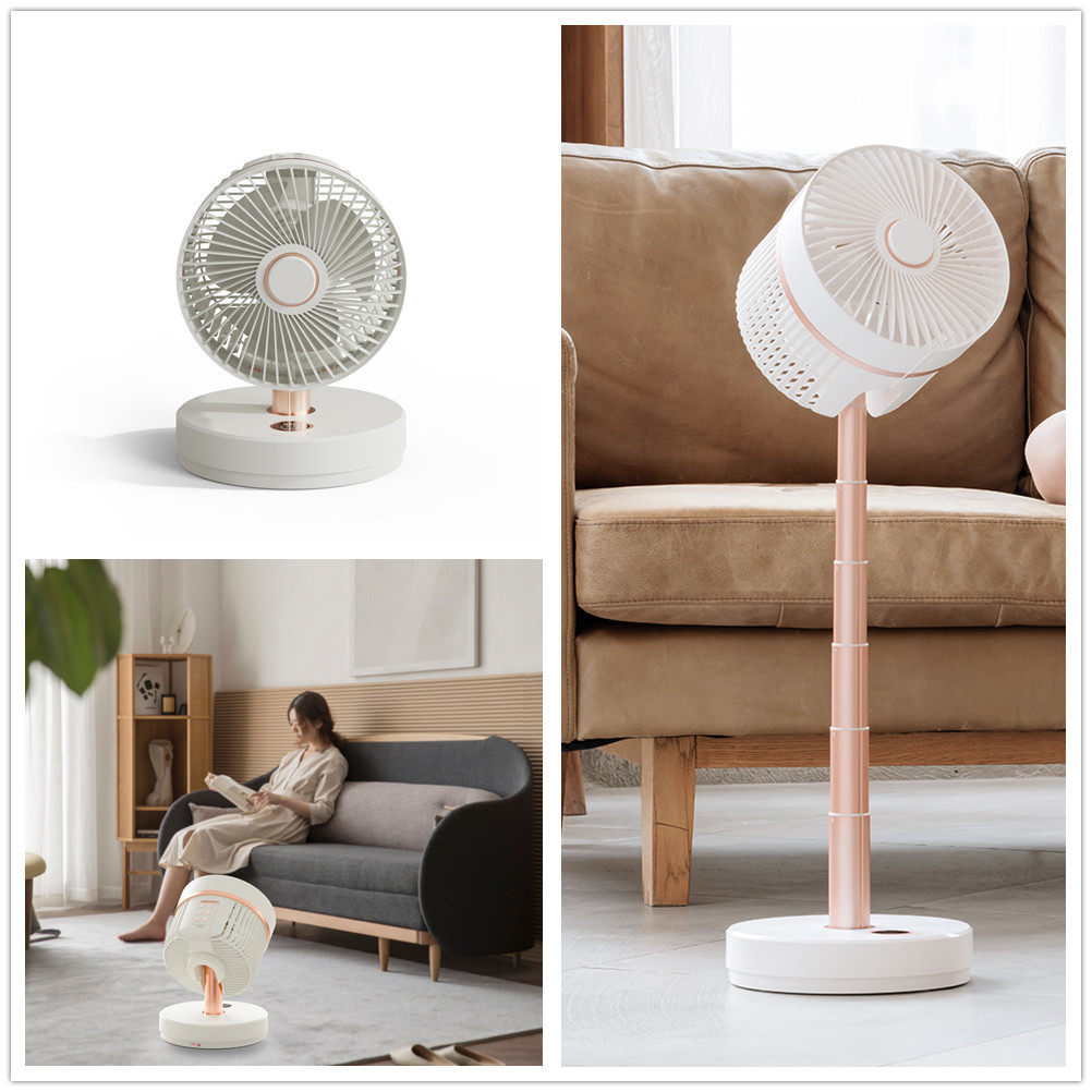 DC 5V Electric Floor Standing Fans 10000mAh Portable Oscillating Air Circulating Fan