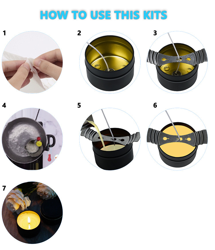Handmade Scented Candle DIY Candle Making Kit Soy Wax Candle Making Kit