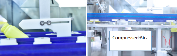 80-1000ml 10000BPH Robotic Bottle Unscrambler Machine Quick Bottle Size Switch