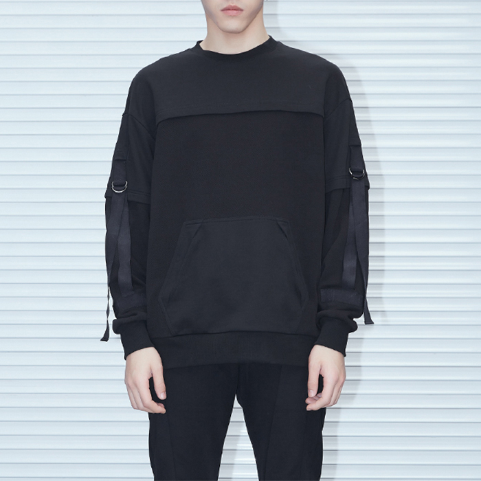 Crewneck Mens Hoodies And Sweatshirts Hip Hop Style Breathable Customzied Size