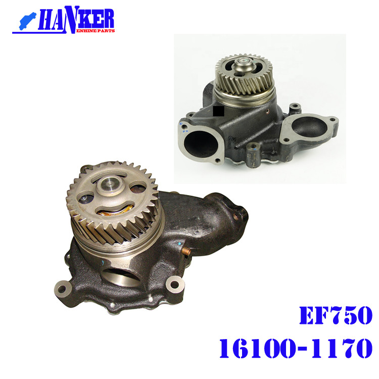 Excavator 16100-2955 Japanese Truck Water Pump For Hino EF750 Engine