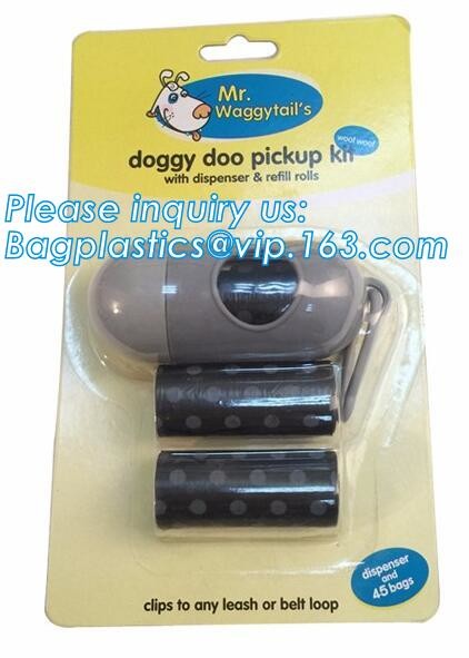 High Quality Eco-friendly Degradable Fashion With Printing Doggy Pet Dog Waste Poop Bags, Eco friendly pet dog waste poo