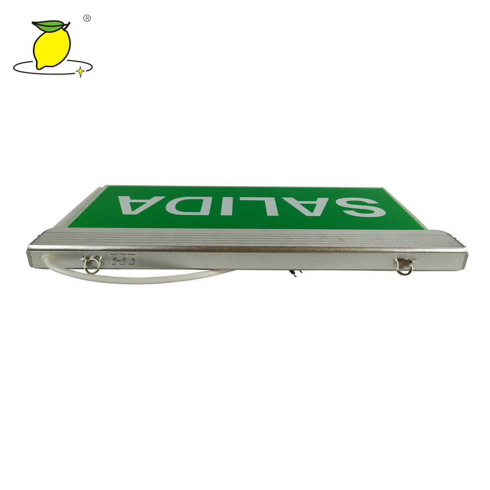 Green Rechargeable Emergency Exit Lights LED Type For Public Places