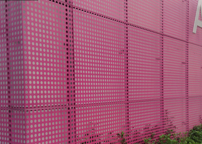 Round Hole 1.5mm KCC Painting Aluminum Perforated Sheet
