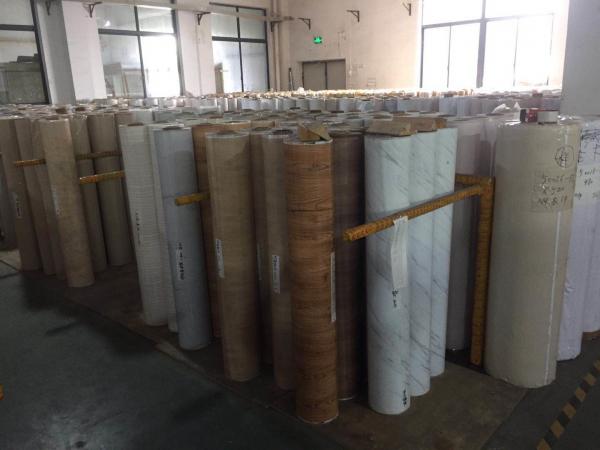 High Gloss Laminate PVC Decorative Film For Furniture 500 Meters / Roll