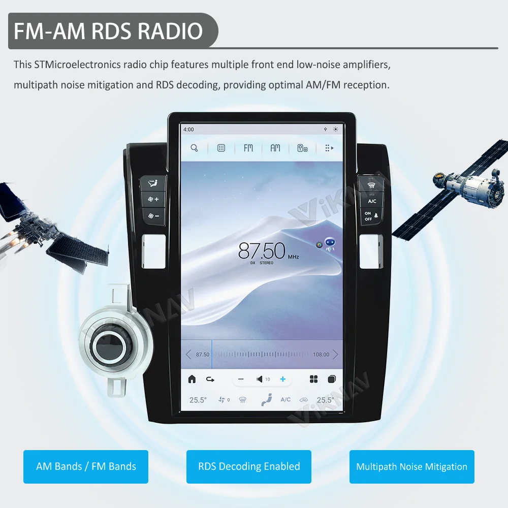 13.6 Inch Android Auto Stereo For 2007-2013 Toyota Tundra Navigation GPS Multimedia DVD Player Wireless Carplay 4G