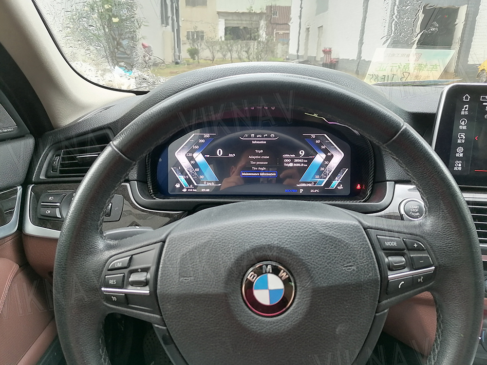 Viknav For BMW 5series F10 F11 GT series GT F07 6series F06 F12 7series F01 F02 (2008-2018) 12.3 inch Newest Speedometer