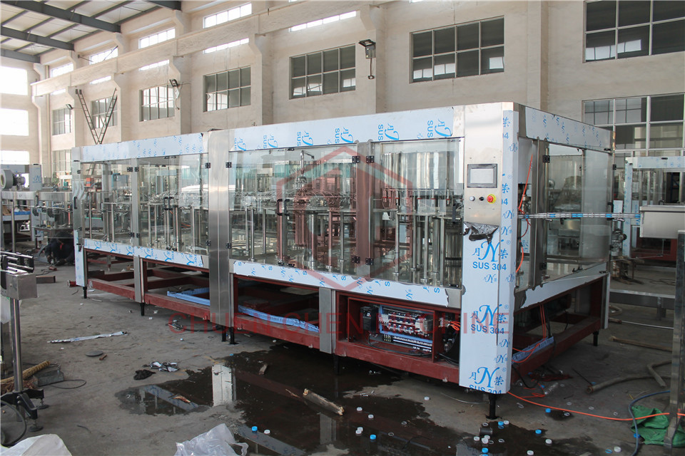 Drinking Water Bottle Filling Machine Mineral Water Purifier Packing