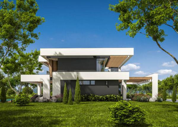 Low Cost Light Gauge Steel Frame Prefab Modular Homes Two Story Houses