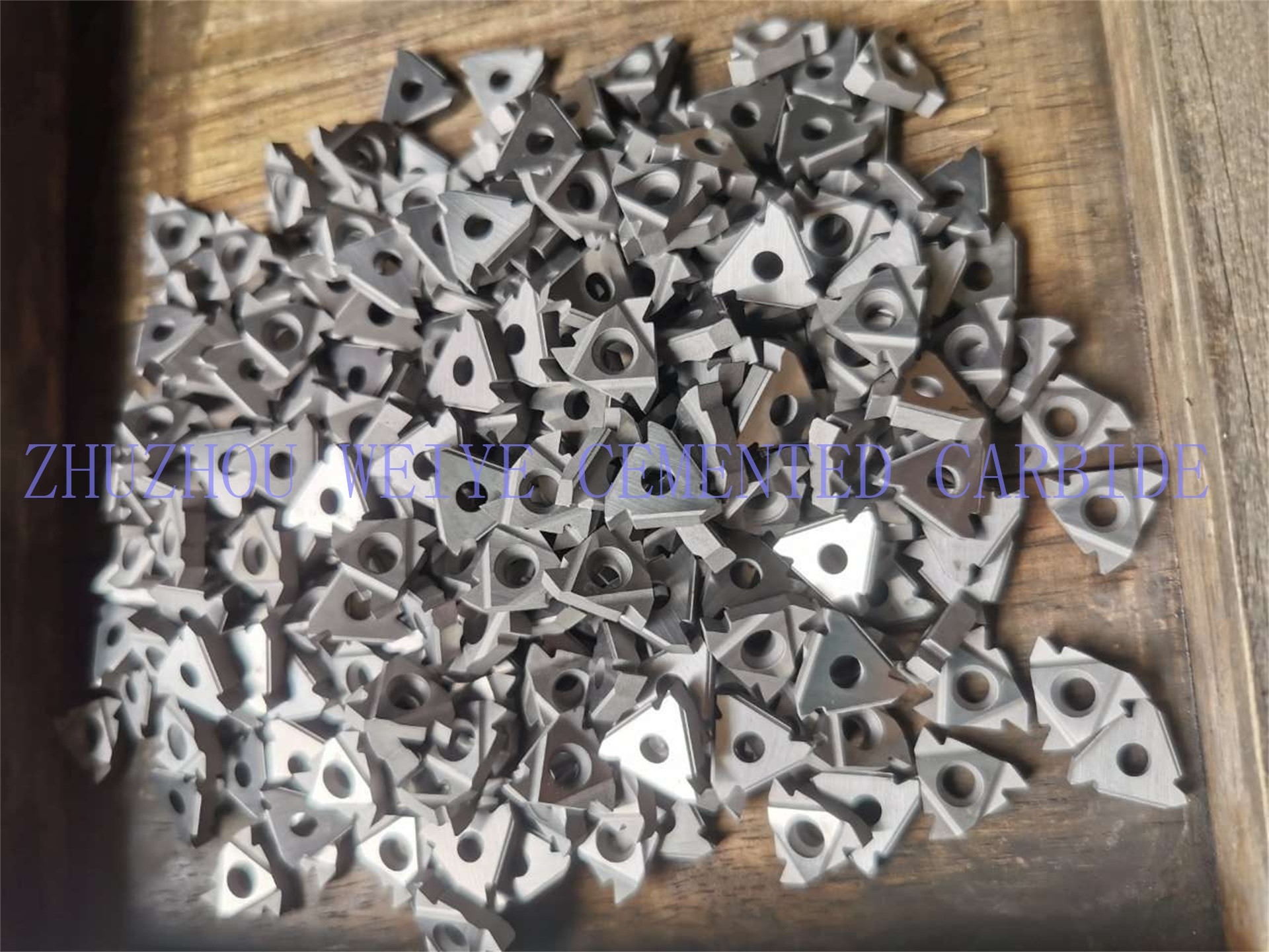 Cemented Carbide Triangular Inserts For Steel Wires Cutting