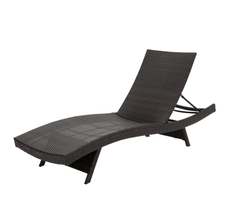 LC1008 Hotel Rattan Style Outdoor Wicker Sun Loungers Pool Outdoor