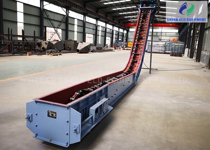 Factory Custom Large Capacity Sawdust Chain Drag Scraper Conveyor