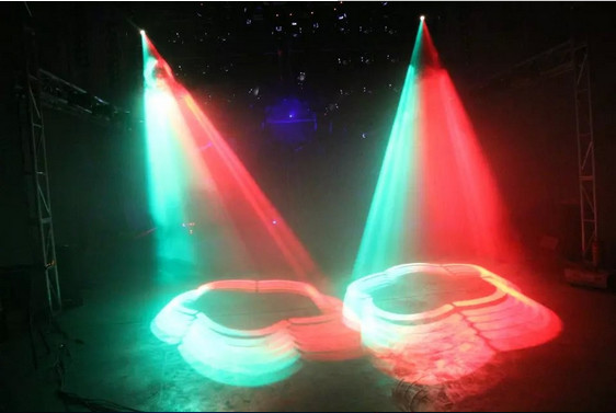 300W White LED Stage Lights 3 / 5 Facet Prism With Rotation Water Effect