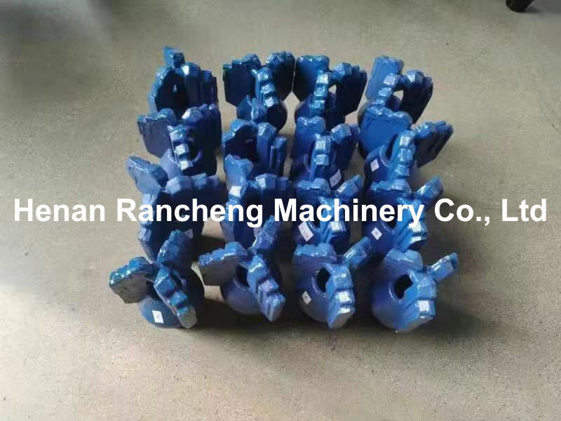 Water Well / Borehole Drilling Rig Tools Three Wing Step Drag Bit