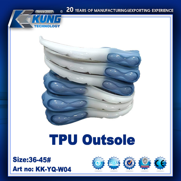 Slip Resistant EVA Outer Sole TPU Rubber Material For Sneaker