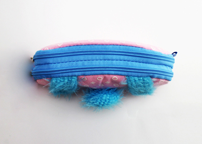 Special Design Pencil Pouch Bag Cute Fabric Zipped Pencil Case For Girls