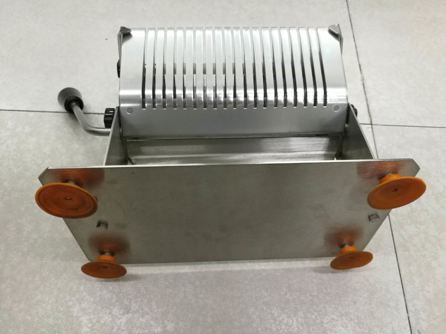 Stainless Steel Food Processing Equipments Manual Sausage Slicer Hot Dog Sausage Cutter 8mm Slice Thickness