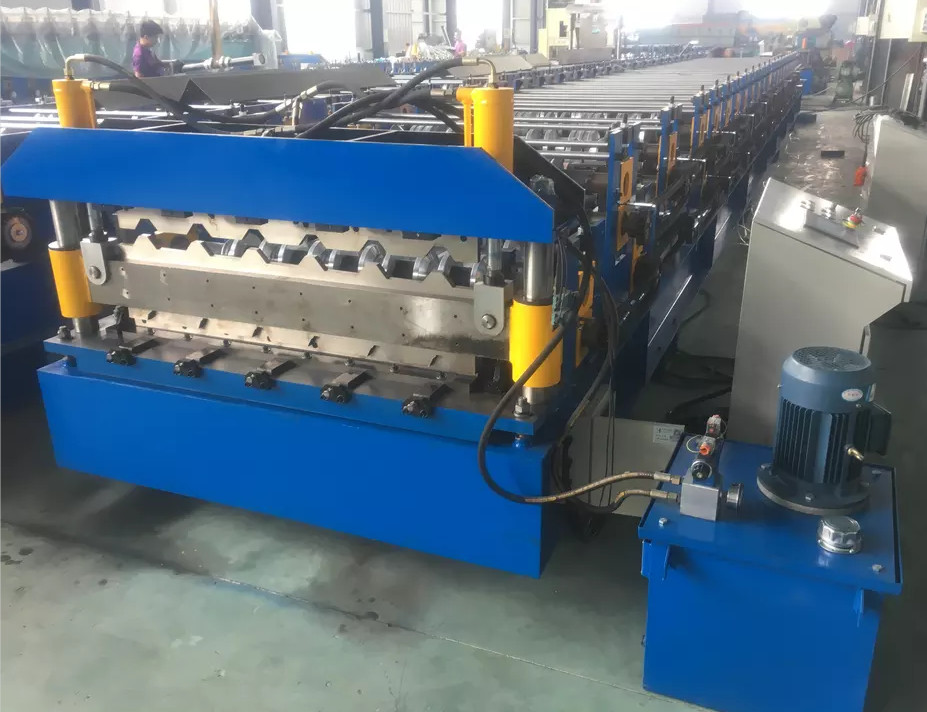 Roof Tile Wall Panel Double Layer Roll Forming Machine Color Steel Galvanized