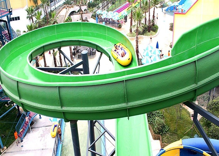 Adult Spiral 12m Swimming Pool Water Slide