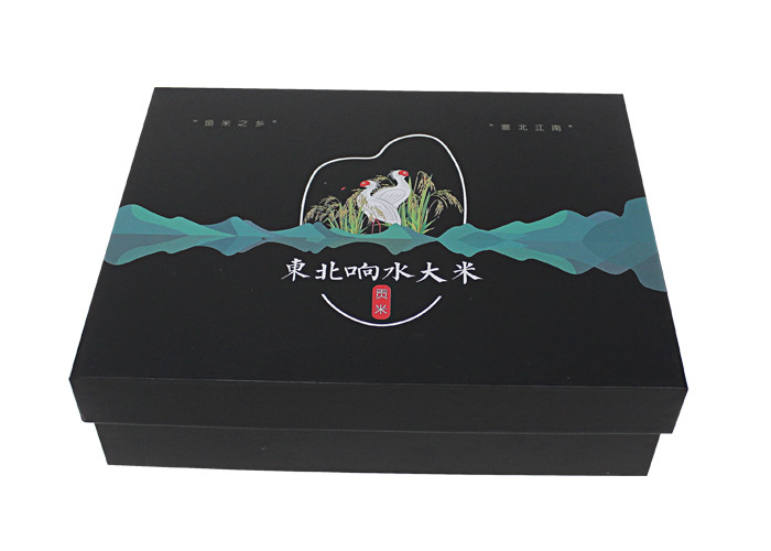 Luxprinters Lift Off Lid Box , Matt Lamination Black Kraft Gift Box