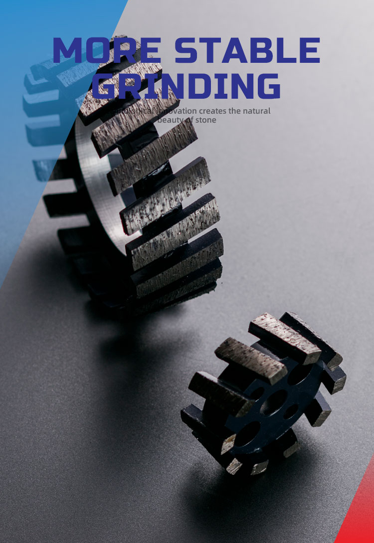 Stable Performance And Long Lifespan Diamond Tools CNC Stubbing Wheels For Grinding Slabs