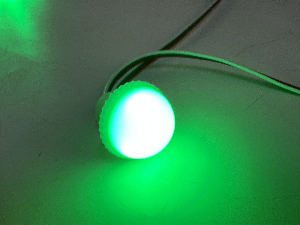 RGB Programmable 30mm Amusement LED Lamp 12V 24V Pixel LED Point Lights