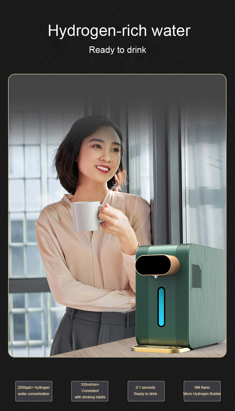 Household Hydrogen Rich Water Drinking Machine And Inhalation Machine 900ml WEIZI