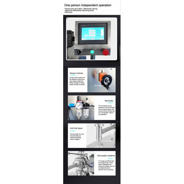 Multifunctional Full Automatic Vertical Gel Honey Sauce Filling Machine High Precision Quantitative Filling Machine