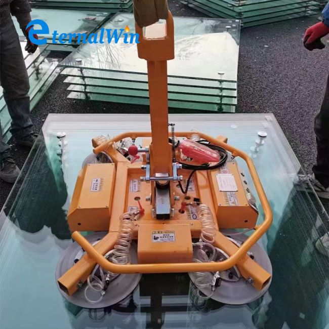 DC Batterry Powered Glass Vacuum Lifter Equipment 400kg 1000kg 1200kg