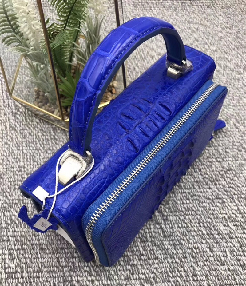 Fashion Genuine Crocodile Leather Women Small Mini Handbag Lady Purse Authentic Alligator Skin Female Cross Shoulder Bag